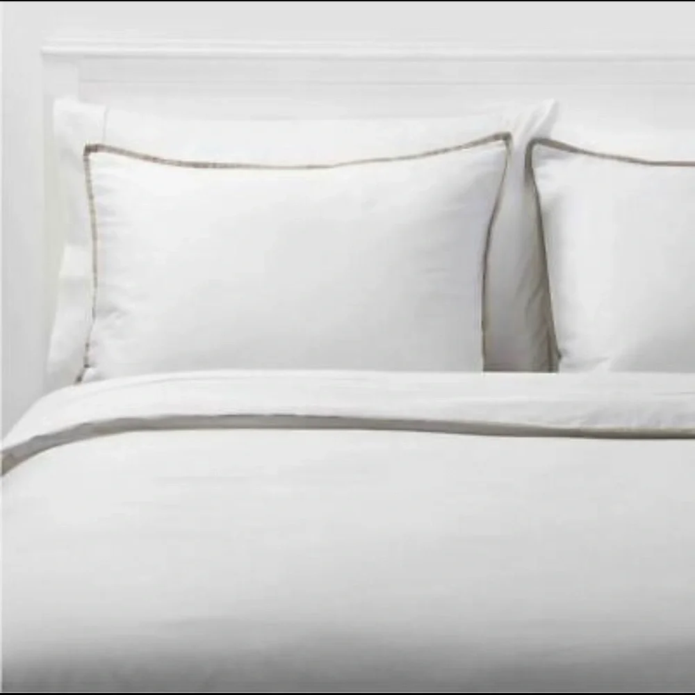 Threshold Signature 600 TC Hotel Border Frame Full Sheet Set, 6 pc